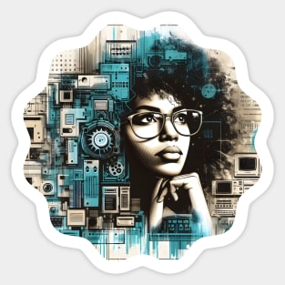 Tech Goddess Sticker